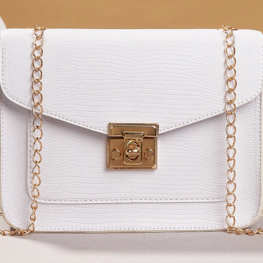 Tessa Erica white crossbody bag